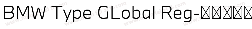 BMW Type GLobal Reg字体转换